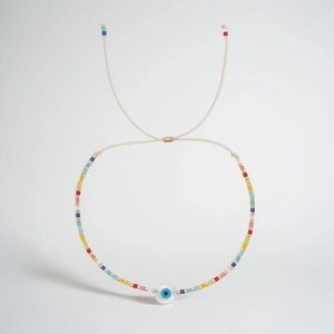 Miyuki Delica Bead Dainity, joyería hecha a mano para mujer, <span class=keywords><strong>pulseras</strong></span> de amistad <span class=keywords><strong>con</strong></span> ojos malvados, accesorios de concha para regalos - Product Image 6