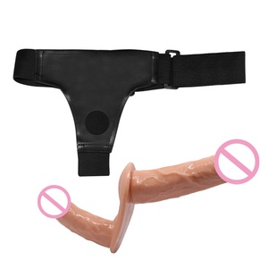 BAILE <span class=keywords><strong>Mini</strong></span> <span class=keywords><strong>gode</strong></span> double solide écologique et portable avec sangle de <span class=keywords><strong>ceinture</strong></span> pour couples lesbiens, en TPE, étanche IPX7, couleur FRESH - Product Image 4