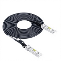 Câble Twinax SFP+ DAC 10GTEK 10GBASE-CU Cuivre à connexion directe passive Ubiquiti Meraki Fortinet D-Link - 5 mètres (16,5 pieds)