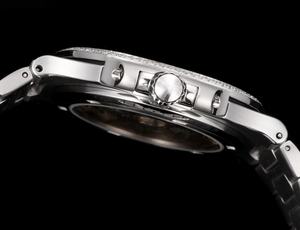 Nouvelle montre mécanique de luxe classique entièrement sertie de diamants, best-seller, avec fonction étanche, montre-bracelet exquise. - Product Image 3