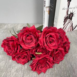 Bouquet fournitures Offre Spéciale les événements de mariage bouquet de fleurs artificielles bouquet de mariage de rose artificielle de haute qualité - Product Image 5