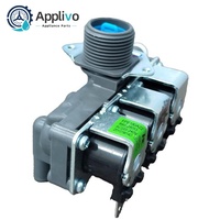 Válvula de Entrada de Agua Eléctrica de Triple Salida FPE180A22 220V-240V 50/60Hz Duradera para Lavadora de Tambor Meiling, Válvula Solenoide