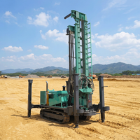 Foreuse à chenilles diesel Jutop de fabrication chinoise avec pompe et moteur, machine de forage de puits d'eau profonde de 600 m, garantie 1 an