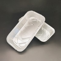 Barquettes alimentaires rectangulaires en aluminium durables à usage unique pour la restauration commerciale et les services de livraison