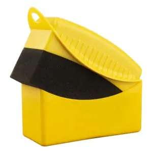 Tyre Dressing Applicator Pad With Grip Clean Storage Case