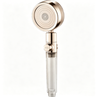 Pommeau de Douche Haute Pression Grand Débit Personnalisable à Jets Larges Robinet Pressurisé Écologique Rotatif à 360° Accessoire de Salle de Bain