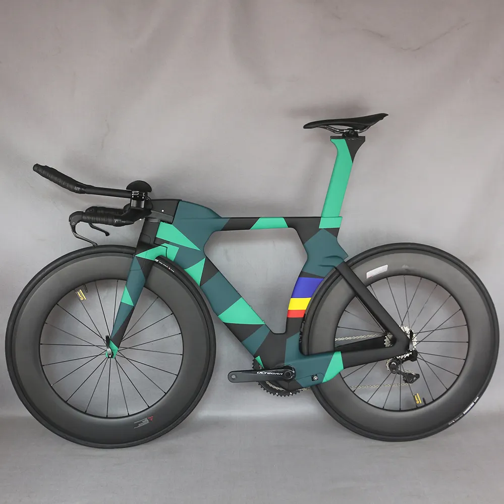 NEW 2021 TT bike time trial bicycle Time Trial complete bike carbon frame R8060 Di2 groupset custom paint FM-TT01-51cm