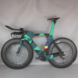 NEUE 2021 TT bike zeitfahren fahrrad Zeitfahren komplette bike carbon rahmen R8060 Di2 groupset nach farbe FM-TT01-51cm