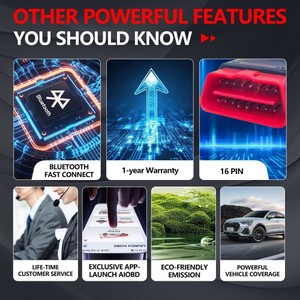 Lancez le scanner de diagnostic OBD2 AIOBD alimenté par l'IA, outil de diagnostic automobile complet avec codage ECU et programmation en ligne, scanner automobile - Product Image 6