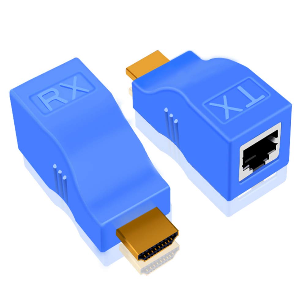 4K 3D HDMI 1.4 30M Extender to RJ45 Over Cat 5e/6 Network LAN Ethernet for HDTV HDPC PS3 STB
