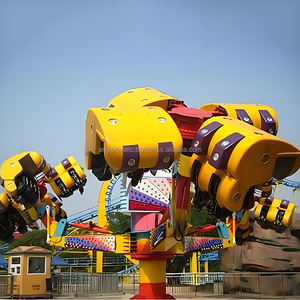 Parque de atracciones Energy Storm de 24 plazas, nueva atracción al aire libre con materiales duraderos de fibra de vidrio, metal y acero a la venta - Product Image 3