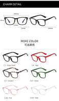 MS 95730 - Monturas Ópticas Unisex de Moda, Gafas con Bloqueo de Luz Azul, Montura de Lentes