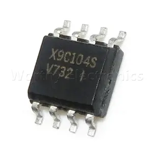 Componente elettronico potenziometro digitale IC Chip X9C104 SOP-8 X9C104S parti elettroniche