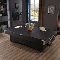 Table de billard 3-en-1 moderne pour intérieur, 7, 8 ou 9 pieds, avec système de retour automatique des billes – Offre Spéciale