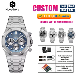 <span class=keywords><strong>Reloj</strong></span> de Cuarzo Cronógrafo POEDAGAR 926 para Hombre, 42 mm, Esfera Azul Cuadriculada, Correa de Acero Inoxidable en Oro Rosa, Resistente al Agua 30 m, Fecha, Deportivo - Product Image 5