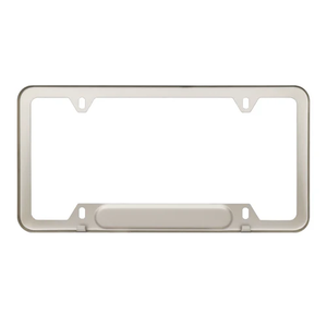 Protector de matrícula de coche duradero y de gran venta, fabricante directo, marco de matrícula de aleación de zinc - Product Image 3