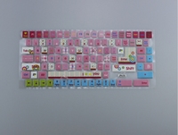 Autocollants personnalisés pour clavier dessin animé autocollants décoratifs pour ordinateur pour le travail quotidien pour les cadeaux promotionnels