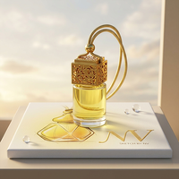 Bouteille diffuseur de parfum vide en verre dépoli transparent pour voiture, 10 ml, vente en gros
