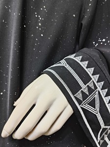 Vente en gros Sharut 2024 Dubai modeste <span class=keywords><strong>Abaya</strong></span> pour femmes luxe broderie manches ouvertes Kimono <span class=keywords><strong>fille</strong></span> Eid vêtements de Turquie - Product Image 4
