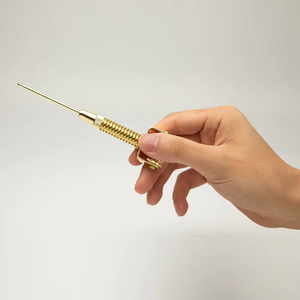 Venta al por mayor Spike Brass Facial Roller Acupuntura <span class=keywords><strong>Pen</strong></span> Face Slimmer Massage Musical Function para Meridian Home <span class=keywords><strong>Use</strong></span> Neck Application - Product Image 6