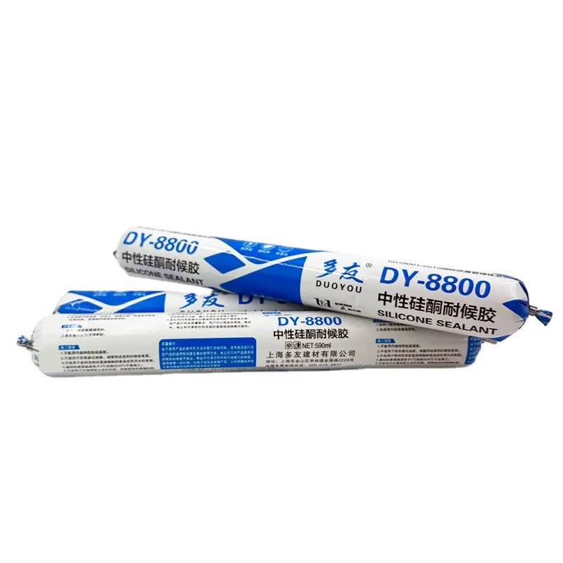 DUOYOU8800-D OEM Neutral Transparent Weatherproof Shrinkage and Crack Prevention Silicone Caulking Sealant for Windows and Doors