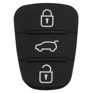 Xe từ xa chính trường hợp Silicone cao su <span class=keywords><strong>Key</strong></span> pad cho Hyundai Kia 3 nút Fob Bìa - Product Image 6