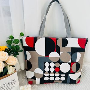Nueva Bolsa de Lona con Cierre de Cremallera, Tamaño Grande, Directo de Fábrica, Personalizada, Moderna, Portátil, para Compras Diarias, Estudiantes y <span class=keywords><strong>Libros</strong></span> - Product Image 3