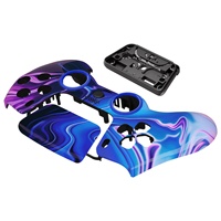 Coque avant DIY repensée EXtremeRate Luna pour manette PS5, boîtier de manette avec pavé tactile pour manette PS5