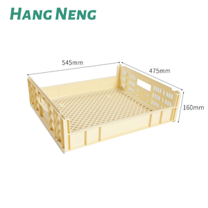 545×475×160mm HDPEプラスチック製パン箱、通気性のある食品グレード、積み重ね可能、軽量で耐久性のあるコンテナ、スーパーマーケットやベーカリー向け - Product Image 4