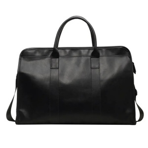Sac de voyage et de sport unisexe en cuir PU grande capacité, sac de week-end surdimensionné pour homme - Product Image 3