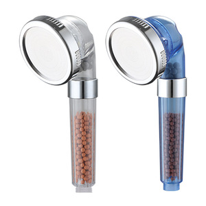 Cabezal de ducha portátil de 3 niveles ajustable con bolas filtrantes para baño - Product Image 2