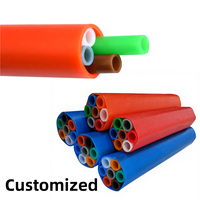 Direct usine, paquet de micro-conduits HDPE 4/7 voies personnalisable pour câble à fibre optique, réseau de conduits de télécommunications souterrains