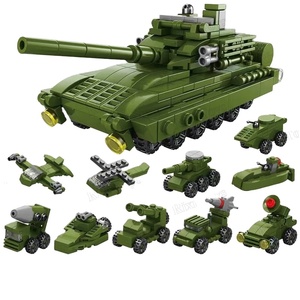 <strong>LELE</strong> BROTHER 9114 10 in 1 Urban Tank Model Toy Small Particles Assembled Children's Toys Building <strong>Blocks</strong> Sets - Product Image 1