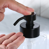 Distributeur de savon pour les mains en verre ambré pour buanderie, design rechargeable de 500 ml, fabrication sur mesure