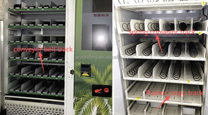 Máquina Expendedora de comida de vino y ensalada de frutas que funciona con monedas de tarjeta automática con máquina expendedora de refrigerador de elevación inteligente Qr Pay - Product Image 3