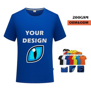 Custom T Shirt Printing Mens Promotional T Shirt Custom 100% Cotton Blank O Neck T Shirt Customize Print Logo T-shirt Blank