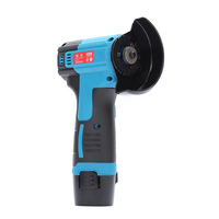 Mini-meuleuse d'angle industrielle sans fil 12V avec interrupteur à glissière, moteur sans balais, pour chanfreinage de carreaux DIY et polissage à 45 degrés, sur batterie