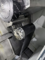 Centre de tournage CNC à lit incliné horizontal avec poste à outils 4 axes 12 stations, commande FANUC, modèle HT6MY de DRC MACHINERY