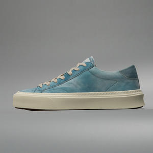 Chaussures de sport décontractées respirantes en cuir véritable de haute qualité pour hommes - Chaussures de ville à lacets pour toutes les saisons - Product Image 1