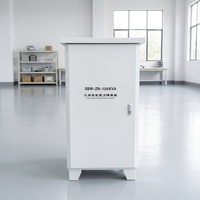 Stabilisateur de tension automatique triphasé SBW-120KVA 380V Servo AVR Régulateur de tension industriel 50/60Hz
