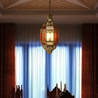 Lampe suspendue décorative fantaisie, lampe islamique turque, lampe suspendue artisanale antique marocaine, lustre arabe pour mosquée, pour musulmans