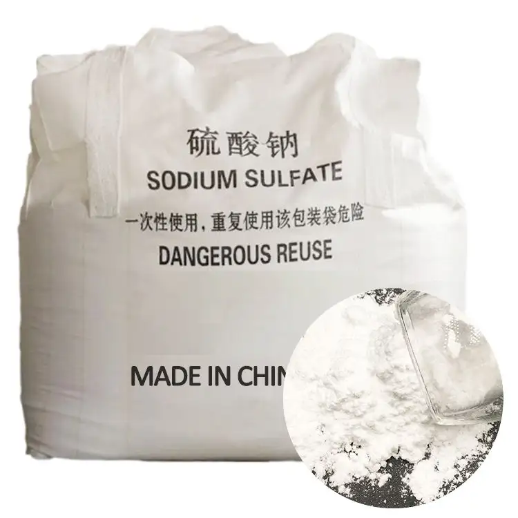 Bubuk putih kualitas industri anhidrat natrium sulfat Sulphate sulfat 1gram Harga injeksi dalam dagu natrium sulfat 99%