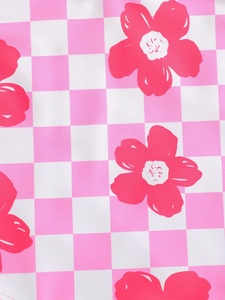 Traje de Baño de una Pieza para Bebé Niña, Verano, Bonito, Dulce, Estilo Princesa, con Flores Rojas Grandes, sin Mangas, de Spandex/Poliéster, Transpirable - Product Image 4