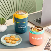 Boîte à lunch en acier inoxydable de qualité alimentaire 710ML tasse à boire Portable pot alimentaire sous vide conteneur soupe avec cuillère