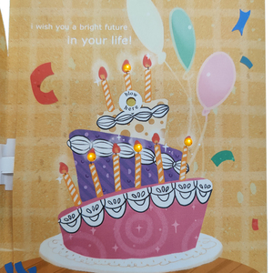 2025 nouvelle musique d'<span class=keywords><strong>anniversaire</strong></span> cartes de voeux conception de gâteau d'<span class=keywords><strong>anniversaire</strong></span> avec fête d'<span class=keywords><strong>anniversaire</strong></span> légère et <span class=keywords><strong>musicale</strong></span> avec enveloppe - Product Image 4