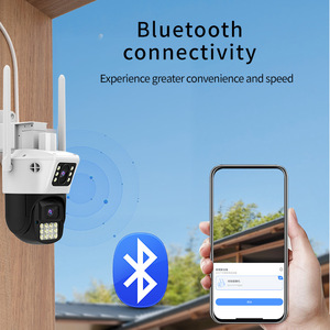 Ống kính kép không dây Wifi/4G điện thoại di động điều 360 từ xa toàn cảnh HD ngoài trời Giám sát <span class=keywords><strong>camera</strong></span> an ninh CMOS IP66 không thấm nước 3MP - Product Image 5