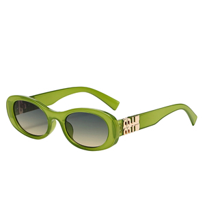 Lunettes de soleil vintage ovales à petite monture pour femmes, protection UV400, style streetwear tendance, idéales pour les vacances - Product Image 6