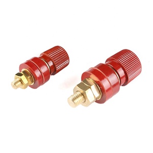 Terminales de Cobre Puro de 6MM 8MM, Bloques de Terminales de Latón 333 555, Terminales de Fuente de Alimentación, Conector de Poste para Máquina de Soldar <span class=keywords><strong>Inverter</strong></span> M6 M8 - Product Image 3