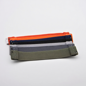 Eraysun 33 색 심플 스타일 탄성 루프 낙하산 스트랩 퀵 릴리스 18mm 20mm 22mm 24mm 나일론 시계 스트랩 - Product Image 3