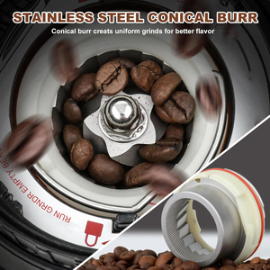 Molinillo de Café Eléctrico Profesional Comercial con Pantalla Táctil LED, Automático, con Tolva, para Hogar, Autocaravanas, Tiendas y Hoteles - Product Image 2